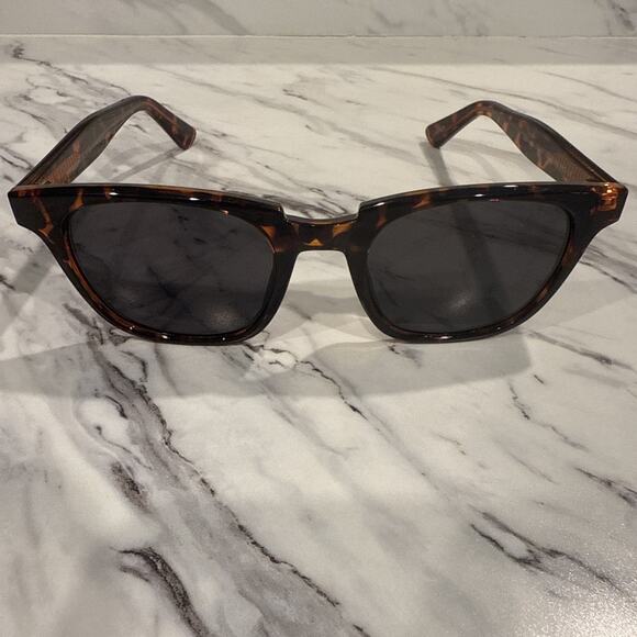 Diff Eyewear Grayson Polarized Sunglasses Tortoise Glossy Read - Picture 1 of 8